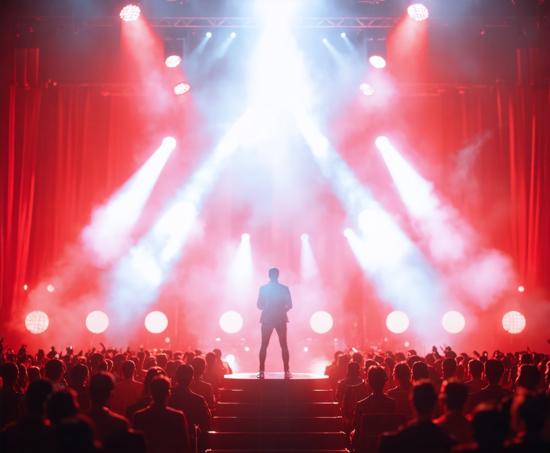 Харизматичный спикер на сцене