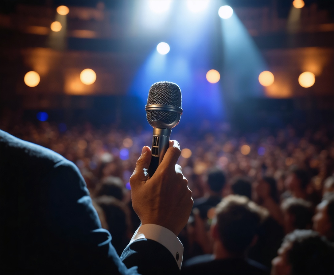 Руки оратора на трибуне